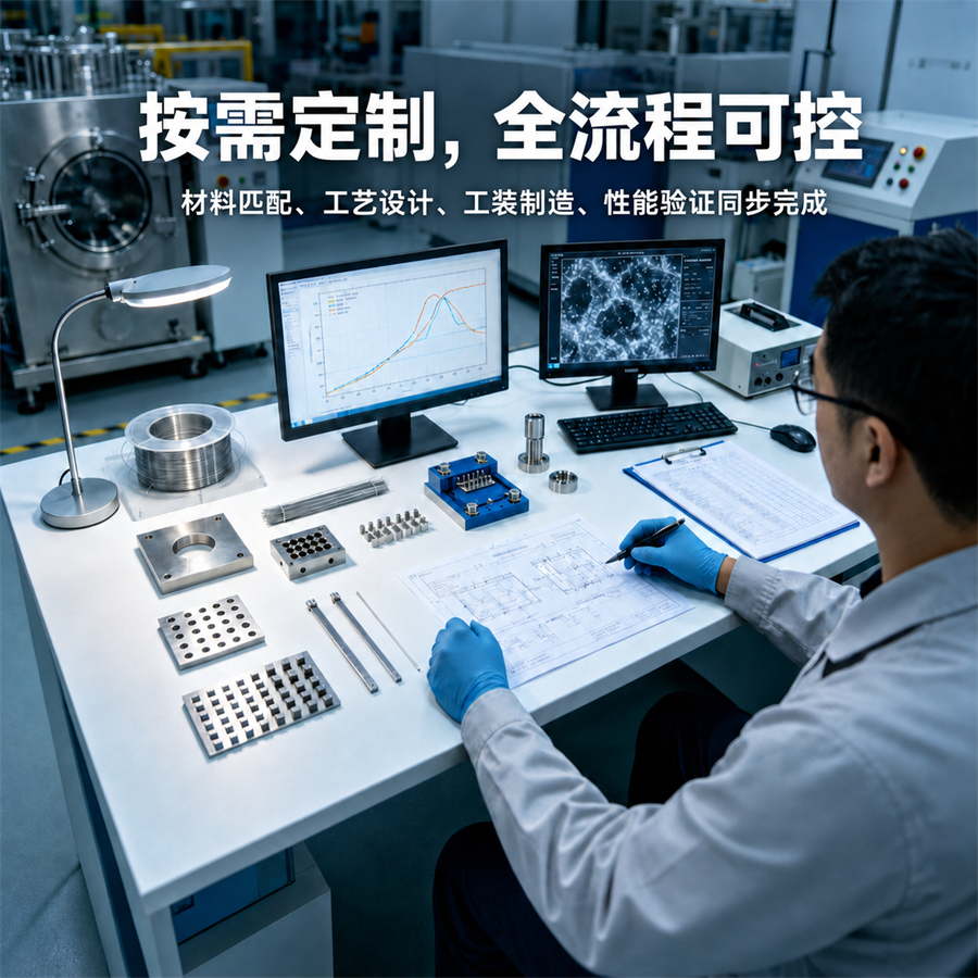 多种材料组合的真空钎焊能力